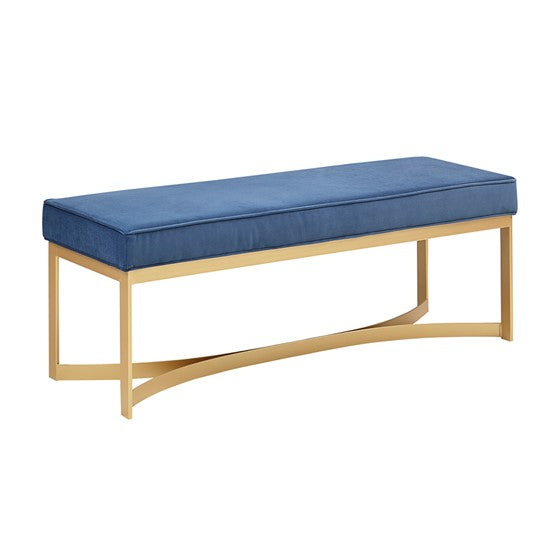 Secor Upholstered Accent Bench with Metal Base