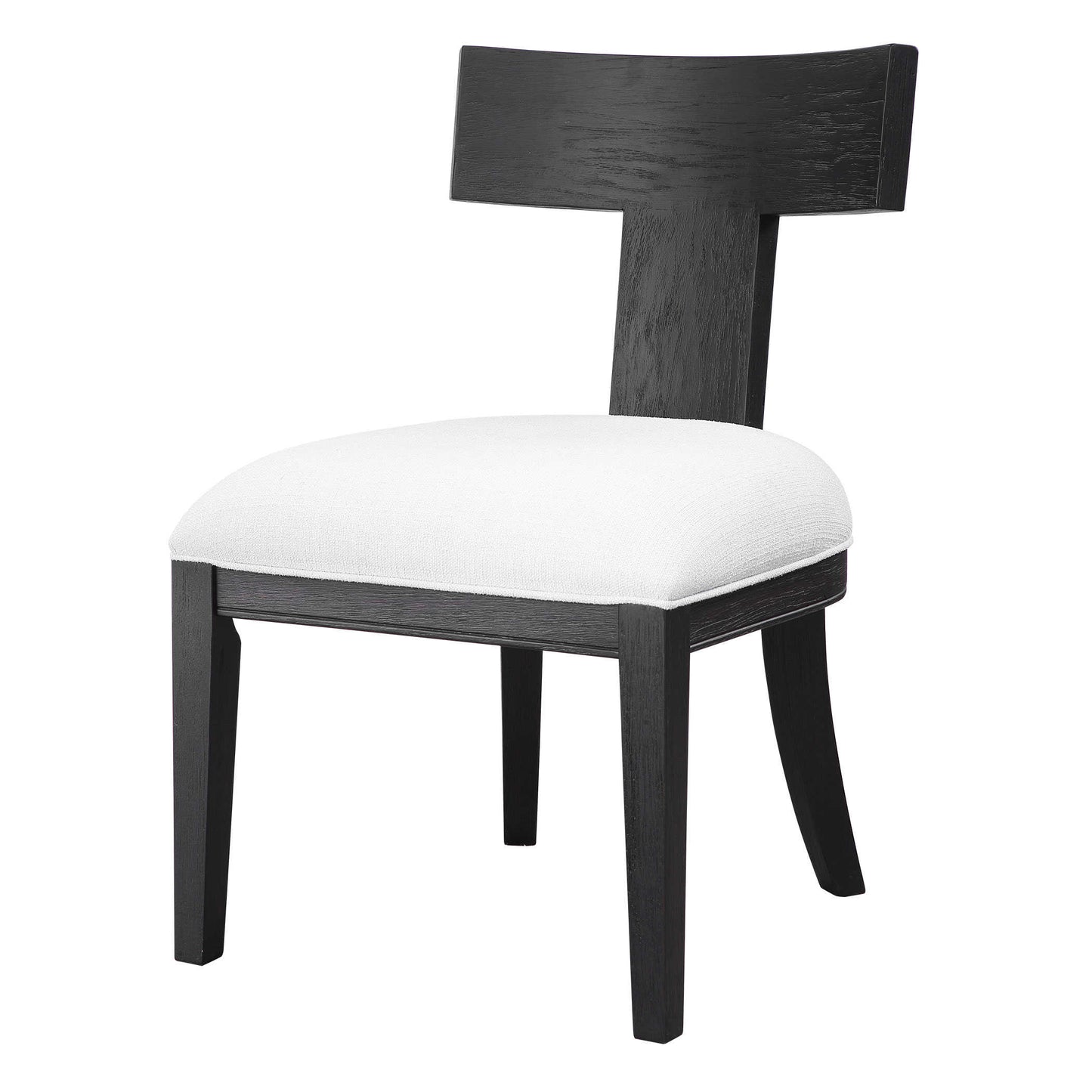 Idris Armless Chair, Charcoal