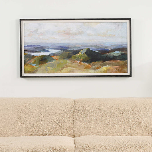 Above The Lakes Framed Print