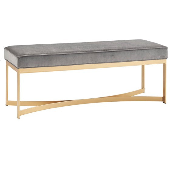 Secor Upholstered Accent Bench with Metal Base