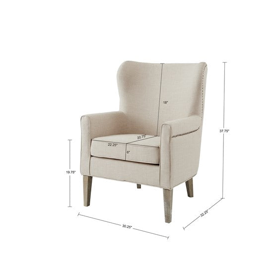 Colette Accent Wingback Chair