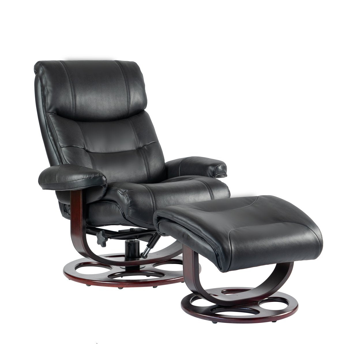 Dawson Pedestal Reclining Chair & Ottoman By Barcalounger